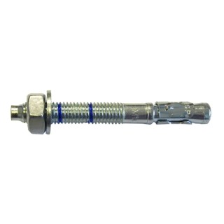 RS PRO Stainless Steel Through Bolt Thread Size 10 x 150 mm, Length 150 mm, Drill Diameter 10 mm, Bright Zinc 177-6970