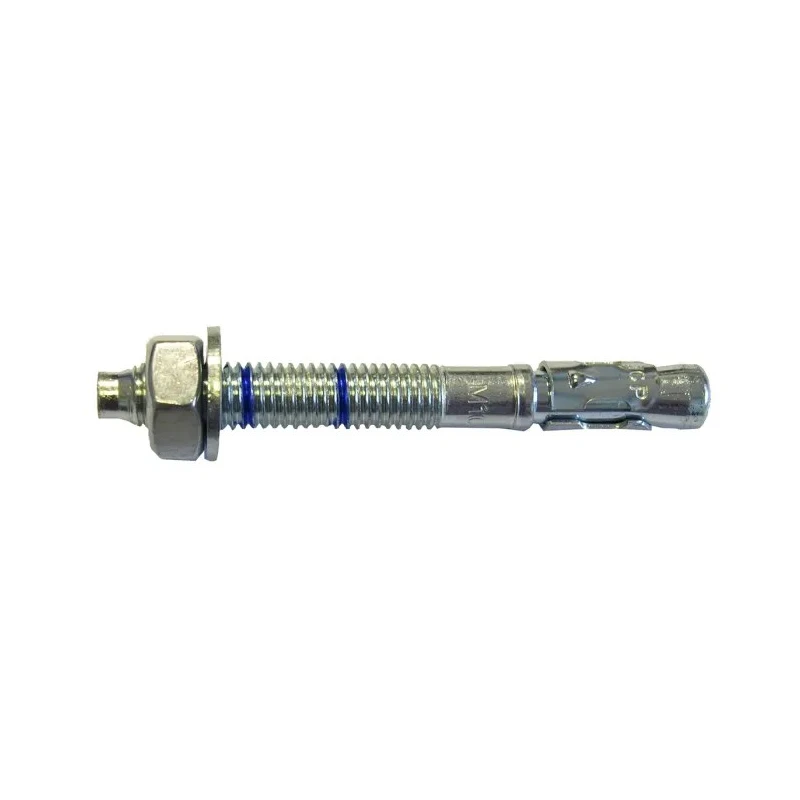 RS PRO Stainless Steel Through Bolt 10 x 75 mm Thread Size, Drill Diameter 12 mm, Bright Zinc Plated Finish 177-6975