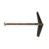 RS PRO Metal Spring Toggle Fixings 75mm Length, Maximum Fixing Thickness 45mm 177-7012