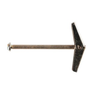 RS PRO Metal Spring Toggle Fixings 50mm Length, Maximum Fixing Thickness 20mm 177-7013