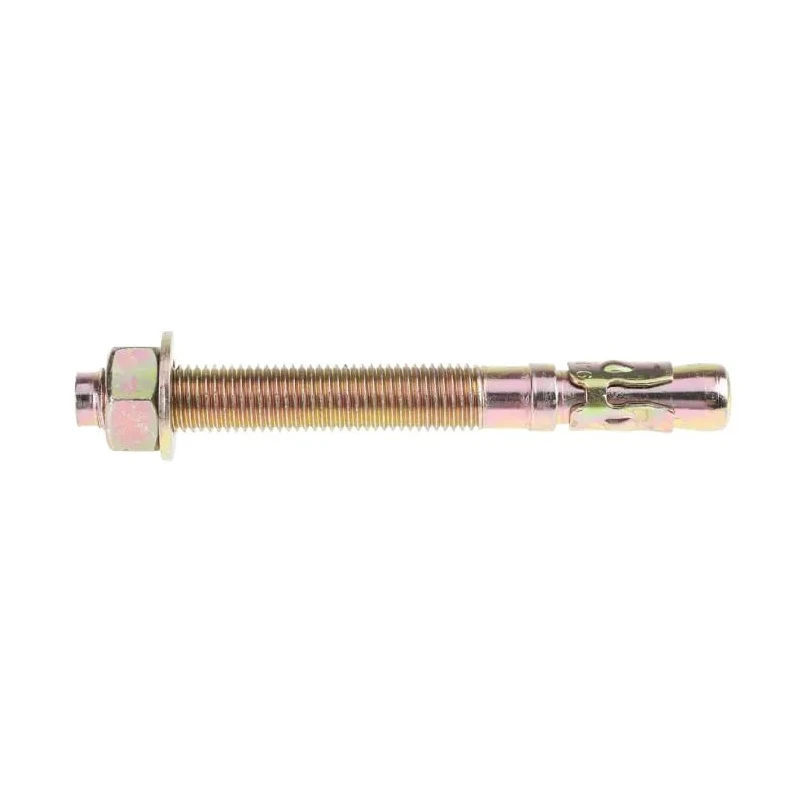 RS PRO Bright Zinc Plated Through Bolt Thread Size 10 mm Length 100 mm Drill Diameter 12 mm Model 177-7069