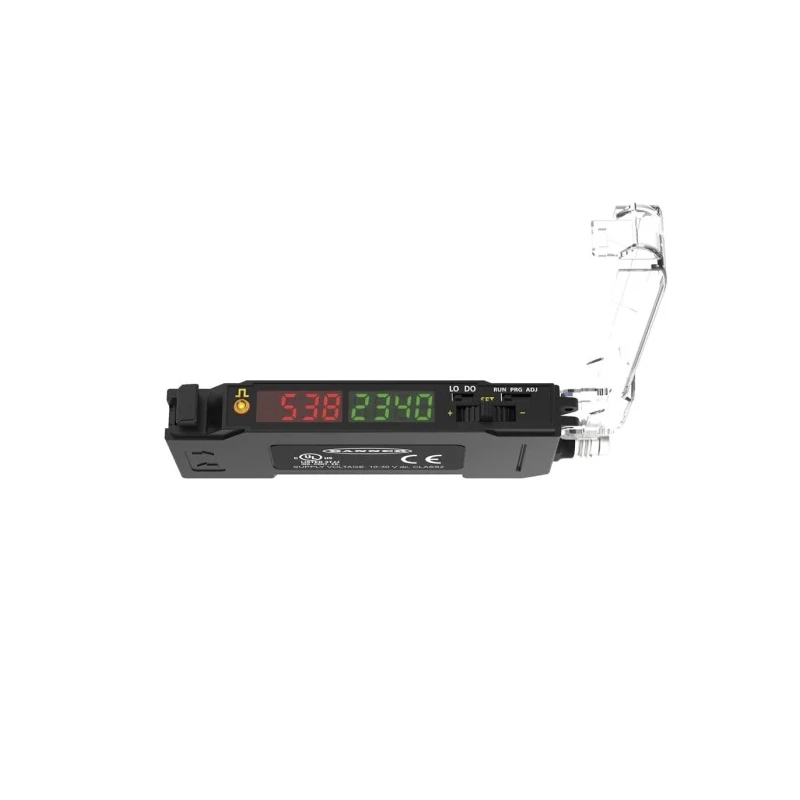 Banner Plastic Glass Fibre Amplifier 1100 mm Detection Range PNP Output 960 mW Power IP50 30V dc DF-G2-PS-Q7