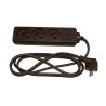 RS PRO Extension Lead Power Strip 1.5 m, 3 Socket Type E, 16A Current, 250V 296-292