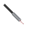 Banner Plastic Fibre Optic Sensor, Plastic Fibre Type, Threaded Mount, 2.011m Length, 0.5 mm Core Dia., PIT46U