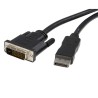 RS PRO 1 Port DisplayPort to DVI Adapter Cable 3 m Length 1920 x 1200 Pixel Maximum Resolution DP2DVIMM10