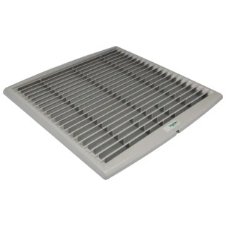 Schneider Electric Grey Injected Thermoplastic Vent Grille 316 mm x 316 mm x 18 mm NSYCAG291LPF