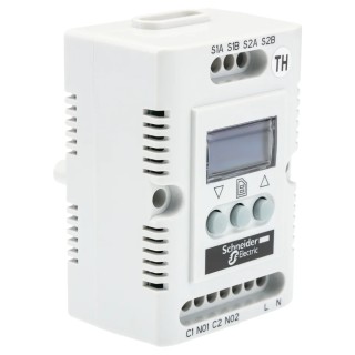 Schneider Electric ClimaSys CC Enclosure Thermostat 4 A 200-240V AC Operating Temperature -40 to 80°C NSYCCOTH230VID