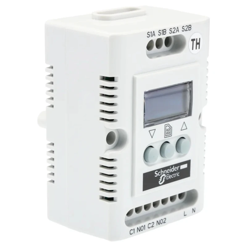 Schneider Electric ClimaSys CC Enclosure Thermostat 4 A 200-240V AC Operating Temperature -40 to 80°C NSYCCOTH230VID