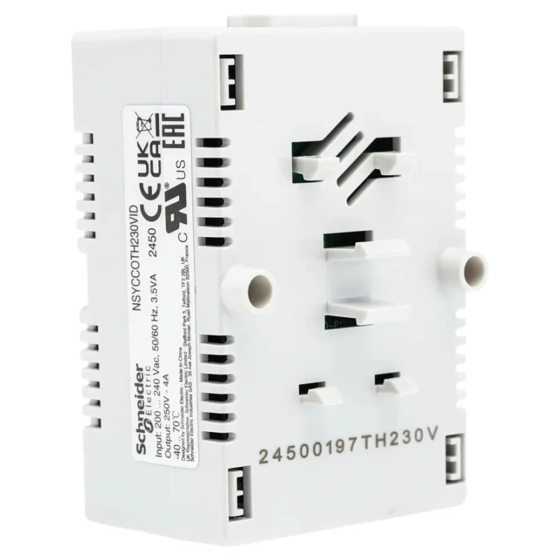 Schneider Electric ClimaSys CC Enclosure Thermostat 4 A 200-240V AC Operating Temperature -40 to 80°C NSYCCOTH230VID