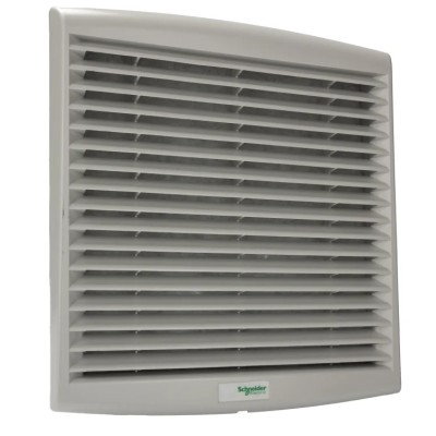 Schneider Electric ClimaSys CV Series Filter Fan, 145-253 V AC, 37W, 350 m³/h Air Flow, IP54, Ball Bearing, Rectangular 