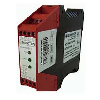 Bernstein AG SCR Safety Relay, 24V ac/dc, 4 Safety Contacts, 3 NO/1 NC Contact Configuration, DIN Rail Mount 6075111009