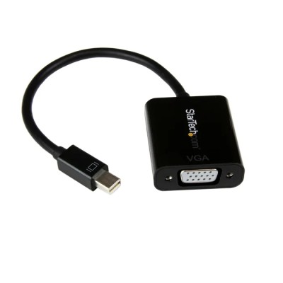 RS PRO 1 port Mini DisplayPort to VGA Adapter 180 mm Length 1920 x 1200 pixel Maximum Resolution MDP2VGA2