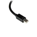 RS PRO 1 port Mini DisplayPort to VGA Adapter 180 mm Length 1920 x 1200 pixel Maximum Resolution MDP2VGA2