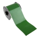 Brady Green Green Print Label Roll, Vinyl Material, 101 mm Width, 30.5 m Length B30C-4000-7569-GN