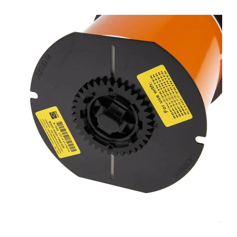 Brady Orange Print Vinyl Label Roll 101 mm Width, 30.5 m Length B30C-4000-7569-OR