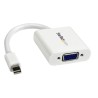 RS PRO 1 Port Mini DisplayPort to VGA Adapter 120 mm Cable Length 1920 x 1200 Pixel Maximum Resolution MDP2VGAW