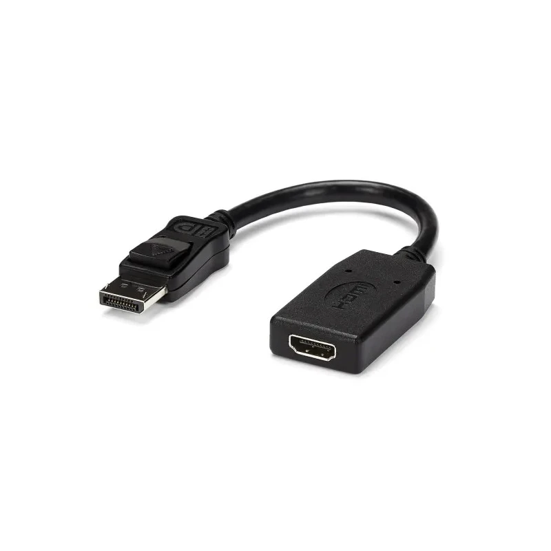StarTech.com 1 Port DisplayPort to HDMI Adapter Black 127mm Length DP2HDMI
