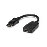 StarTech.com 1 Port DisplayPort to HDMI Adapter Black 127mm Length DP2HDMI