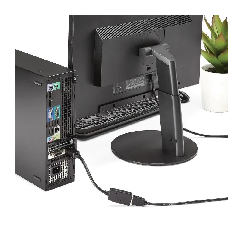 StarTech.com 1 Port DisplayPort to HDMI Adapter Black 127mm Length DP2HDMI