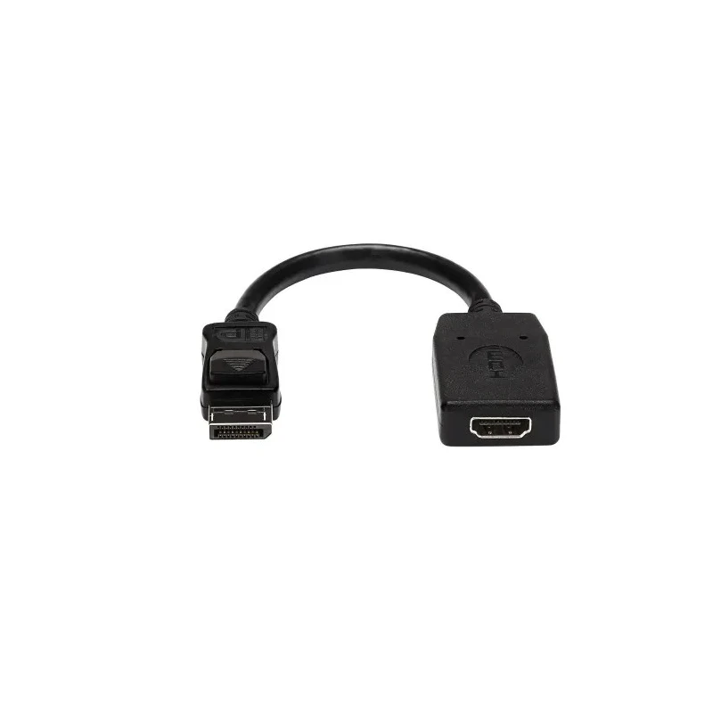 StarTech.com 1 Port DisplayPort to HDMI Adapter Black 127mm Length DP2HDMI