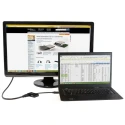 StarTech.com 2 Port DisplayPort to VGA HDMI Adapter 150 mm Cable Length 1920 x 1200 Pixel Maximum Resolution DP2HDVGA