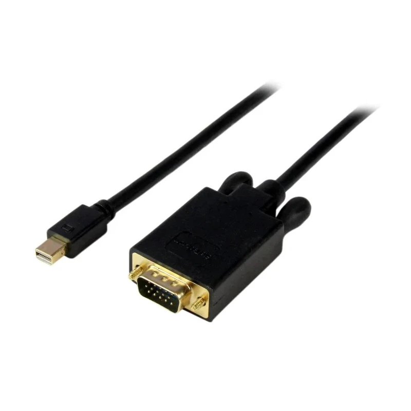 StarTech.com 1 Port Mini DisplayPort to VGA Adapter Cable 1.8 m Length 1920 x 1200 Pixel Maximum Resolution MDP2VGAMM6B