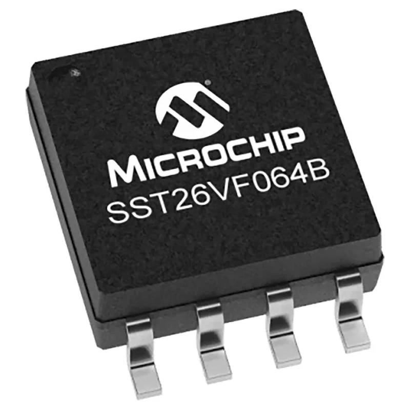 Microchip Split Gate 64 MB SPI Flash Memory 8-Pin SOIJ, SST26VF064BT-104I/SM