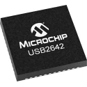 Microchip USB Controller 35 Mbps, 3.6V, USB 2.0, I2C, 3.3 V, 48-Pin QFN USB2642-I/ML
