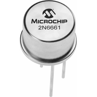 Microchip N-Channel MOSFET 350 mA 90 V Enhancement Mode TO-39 Package 3-Pin 2N6661