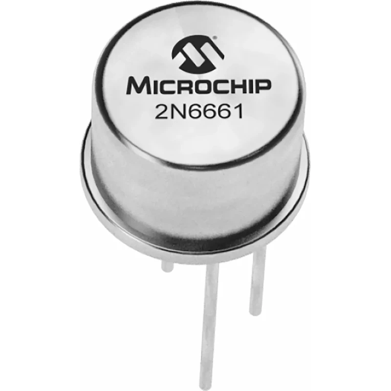 Microchip N-Channel MOSFET 350 mA 90 V Enhancement Mode TO-39 Package 3-Pin 2N6661