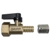 Watts Brass Pipe Fitting Compression Fitting Male Metric 1/2 in to Male 1/2 in 141809