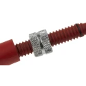 Ega-Master Pipe Wrench 25.4 mm Jaw Capacity, 330 mm Overall Length, Metal Handle, Chrome Vanadium Steel, VDE 1000V 61011