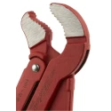 Ega-Master Pipe Wrench 25.4 mm Jaw Capacity, 330 mm Overall Length, Metal Handle, Chrome Vanadium Steel, VDE 1000V 61011