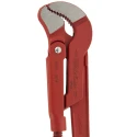 Ega-Master Pipe Wrench 25.4 mm Jaw Capacity, 330 mm Overall Length, Metal Handle, Chrome Vanadium Steel, VDE 1000V 61011