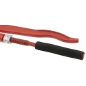 Ega-Master Pipe Wrench 25.4 mm Jaw Capacity, 330 mm Overall Length, Metal Handle, Chrome Vanadium Steel, VDE 1000V 61011