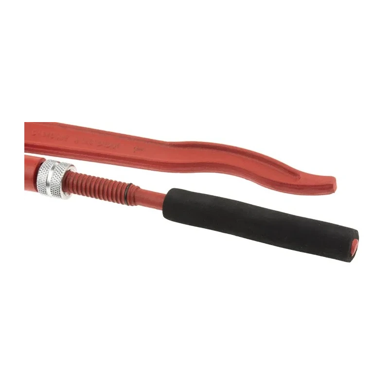 Ega-Master Pipe Wrench 25.4 mm Jaw Capacity, 330 mm Overall Length, Metal Handle, Chrome Vanadium Steel, VDE 1000V 61011