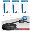 OPTIBELT RED POWER 3 Rubber Wedge Belt Section SPB 1540 mm Inside Length, 1622 mm Outside Length, 16.3 mm Width SPB 1600 RP