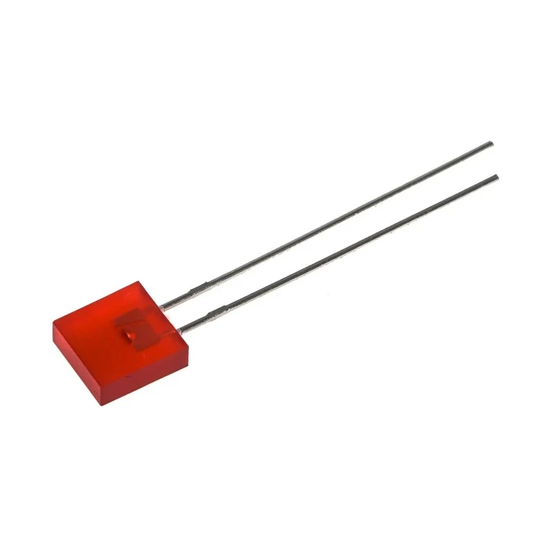 Broadcom 1.9 V Red Rectangular Through Hole LED HLMP-0301