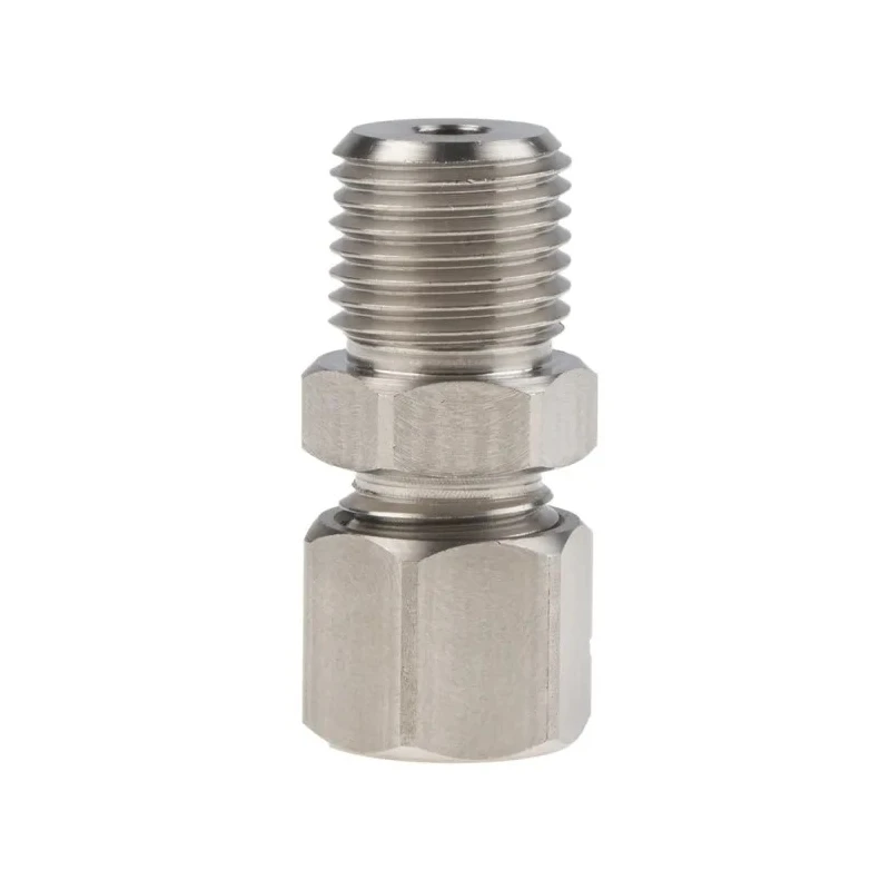 RS PRO Stainless Steel Compression Fitting for Use with Thermocouple or PRT Probe 1/4 BSP Thread 4mm Probe Diameter 178-0961