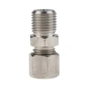 RS PRO Stainless Steel Compression Fitting for Use with Thermocouple or PRT Probe 1/4 BSP Connector 3.175 mm Probe 178-0962