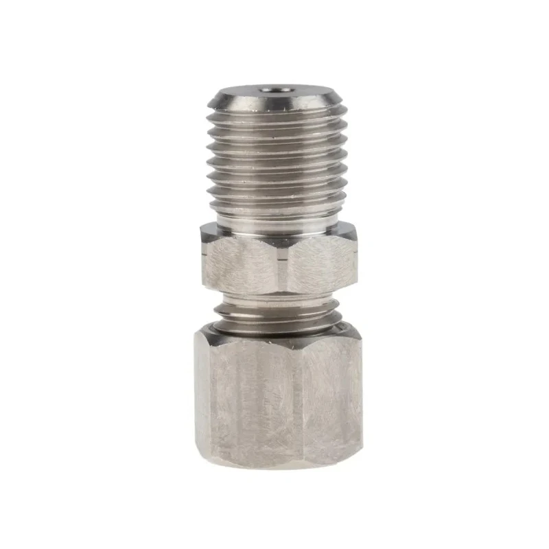 RS PRO Stainless Steel Compression Fitting for Use with Thermocouple or PRT Probe 1/4 BSP Connector 3.175 mm Probe 178-0962