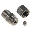 RS PRO Stainless Steel Compression Fitting for Use with Thermocouple or PRT Probe 1/4 BSP Connector 3.175 mm Probe 178-0962