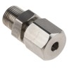 RS PRO Stainless Steel Compression Fitting for Thermocouple or PRT Probe 1/8BSPT Connector Size 4mm Probe Diameter 178-0963