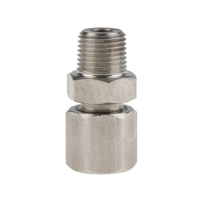 RS PRO Stainless Steel Compression Fitting for Thermocouple or PRT Probe 1/8BSPT Connector Size 4mm Probe Diameter 178-0963