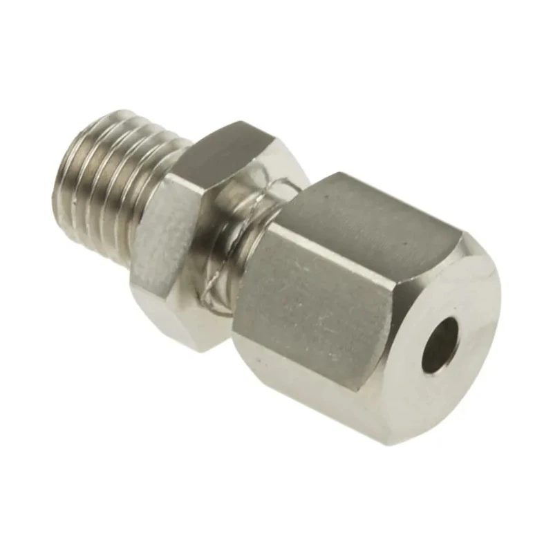 RS PRO Stainless Steel Male Compression Fitting for Thermocouple Sensors 3.175mm Probe Diameter 178-0968