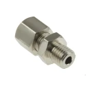 RS PRO Stainless Steel Male Compression Fitting for Thermocouple Sensors 3.175mm Probe Diameter 178-0968