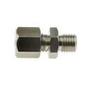 RS PRO Stainless Steel Male Compression Fitting for Thermocouple Sensors 3.175mm Probe Diameter 178-0968