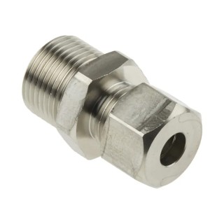 RS PRO Stainless Steel Compression Fitting Male Gland Connector M20, Probe Diameter 8mm 178-0972