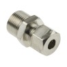 RS PRO Stainless Steel Compression Fitting Male Gland Connector M20, Probe Diameter 8mm 178-0972