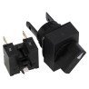 Omron Knob Selector Switch DPDT 2 Positions 16 mm Cutout Diameter IP65 Rated A165S-J2M-2